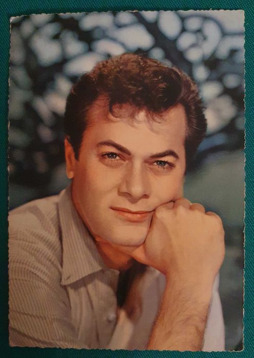 Postal / Photo card do Ator Tony Curtis - 1960