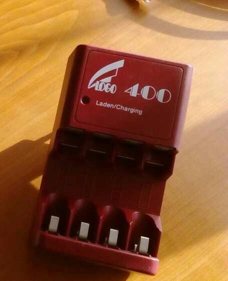 carregador de pilhas