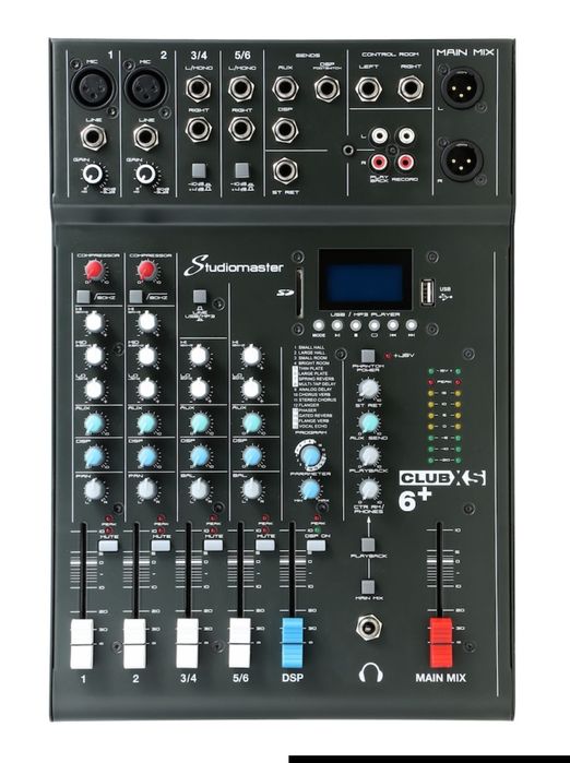 Mesa mistura Studiomaster club XS6