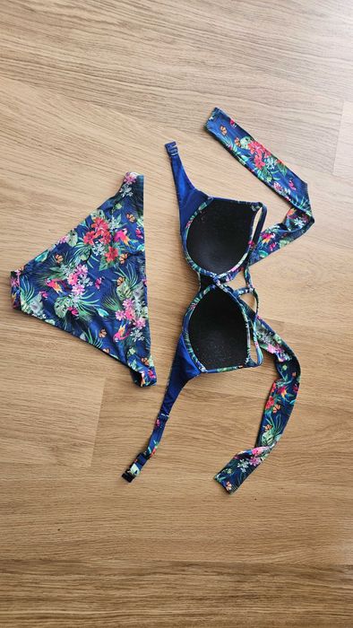 Strój CALZEDONIA 75B 70C  M + gratis narzutka tunika plażowa