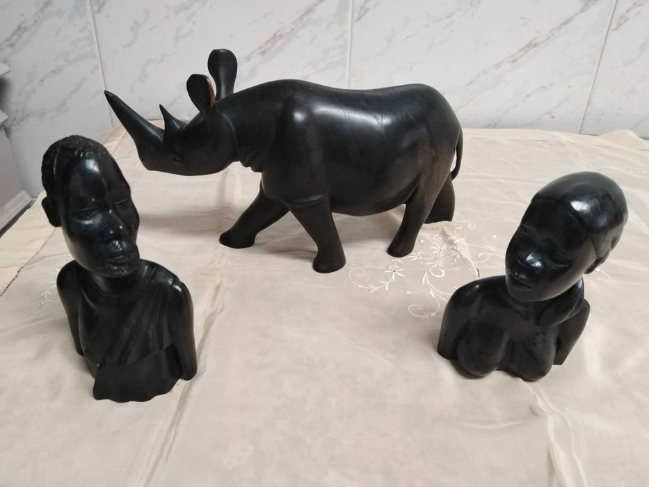 Peças africanas artesanato