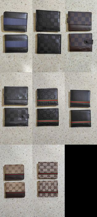 Portfele Meskie louis vuitton hugo boss Znaczki Premium