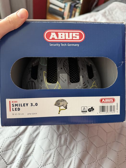 Дитячий велошолом Abus Smiley 3.0 Led