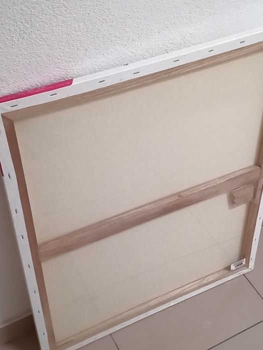 Tela de pintura em algodão.