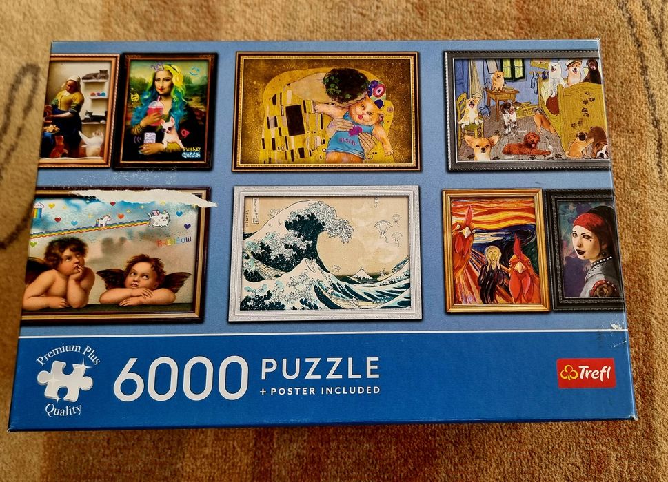 Puzzle 6000 nowe