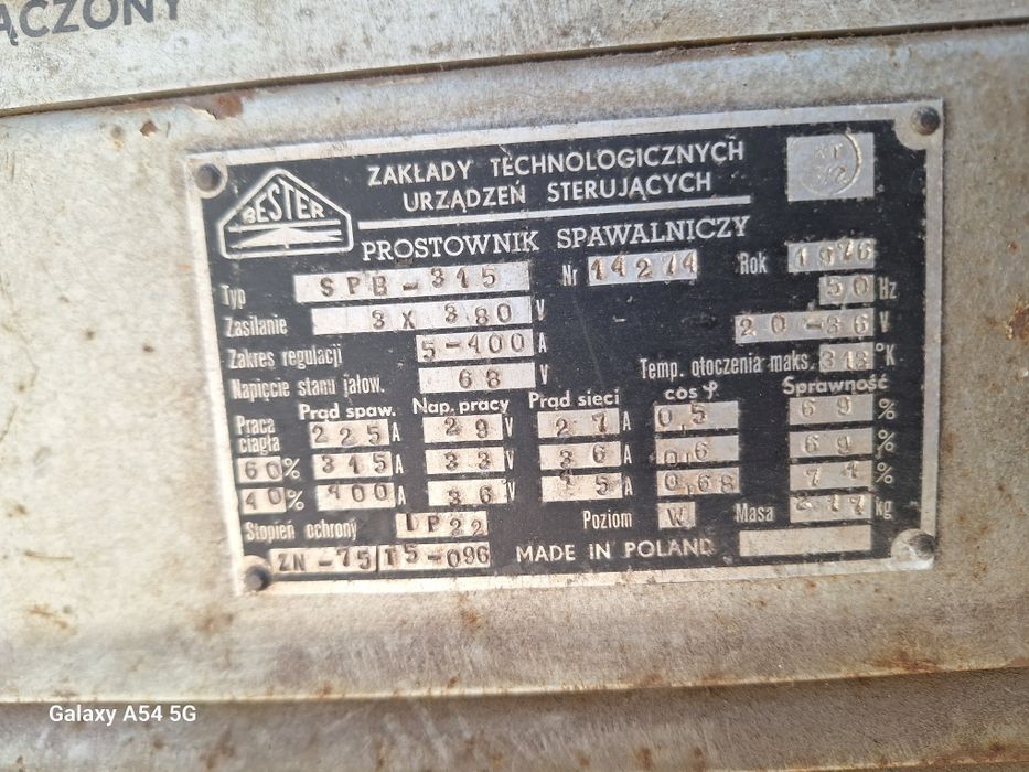 Spawarka Bester SPB 315