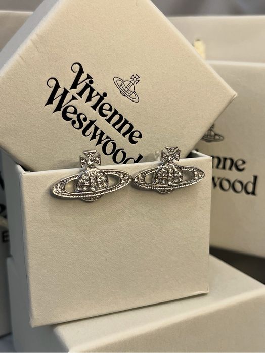 Сережки Vivienne Westwood з повним комплектом