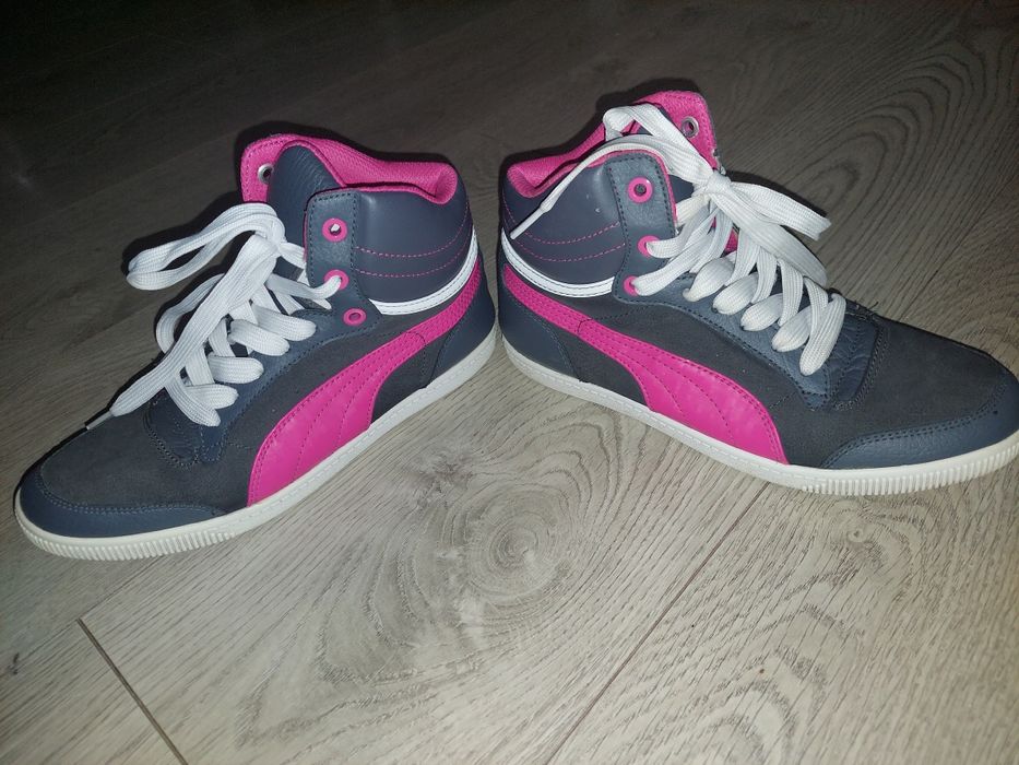 Wysokie adidasy puma dla dziewczynki r.37 1/2