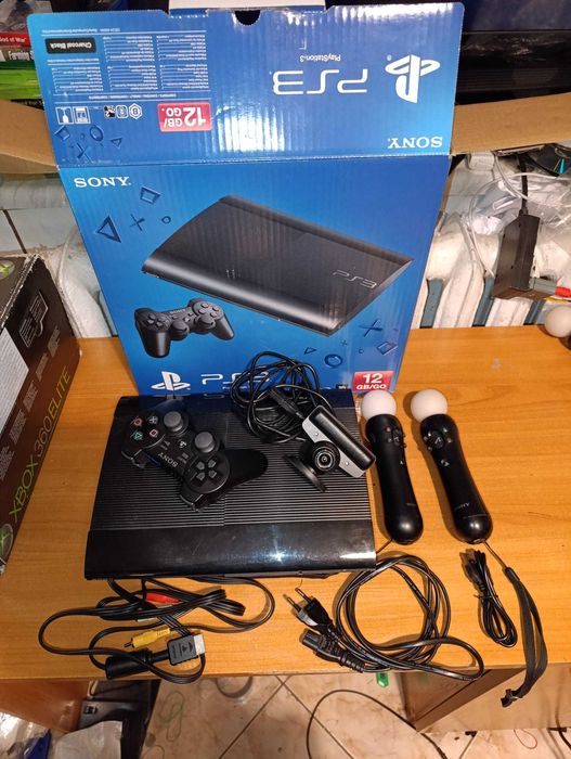 Konsola Ps3 Super slim 12Gb Stan Idealny z kartonem Nr Seryjne Zgodne