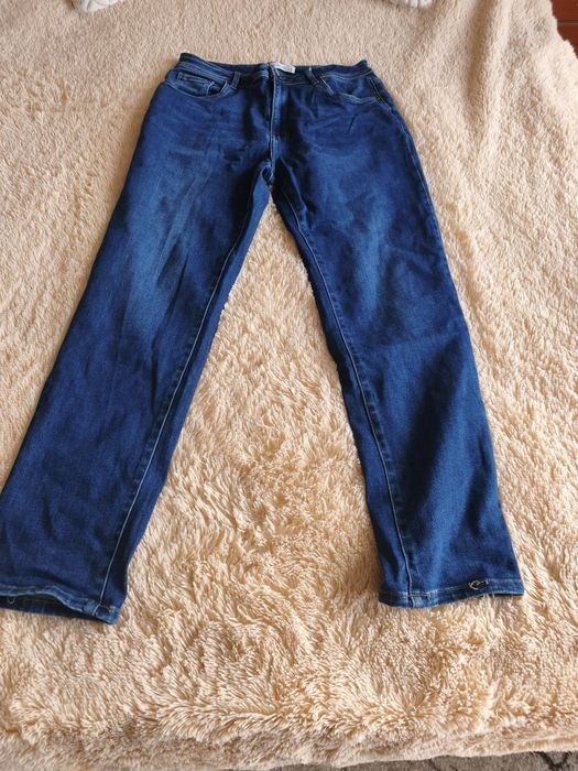 Spodnie damskie jeansy mom fit