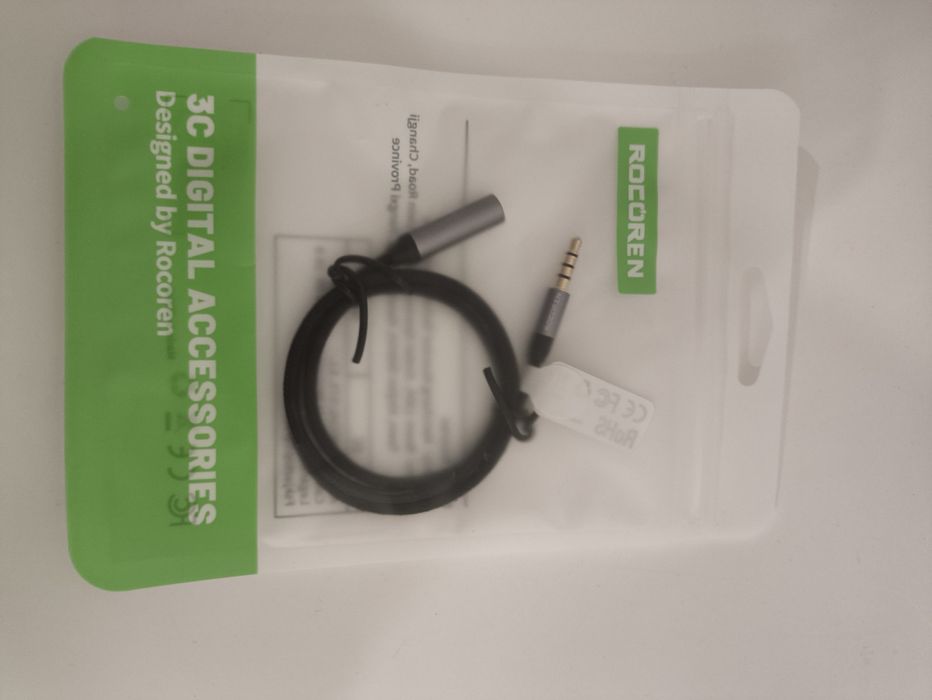 Cabo macho - fêmea Jack 3,5mm