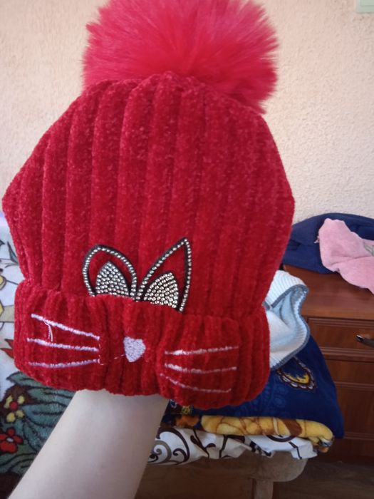 Шапка,шапочка,кіця,Зимова