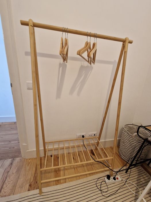 Bamboo Wardrobe | Free Standing | As New | L103 x A164 x P46 cm