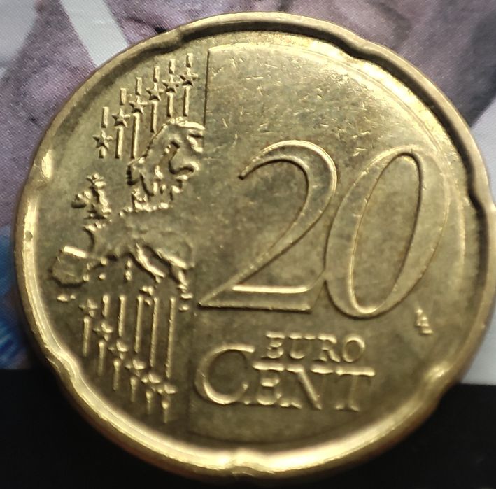 moeda Rara de 20 cêntimos 2024  Josephine Baker (França) – Nova