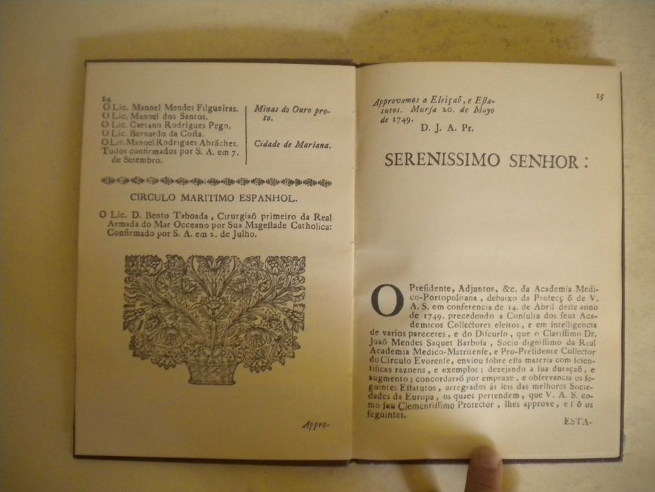 Estatutos da Real academia medico-portopolitana