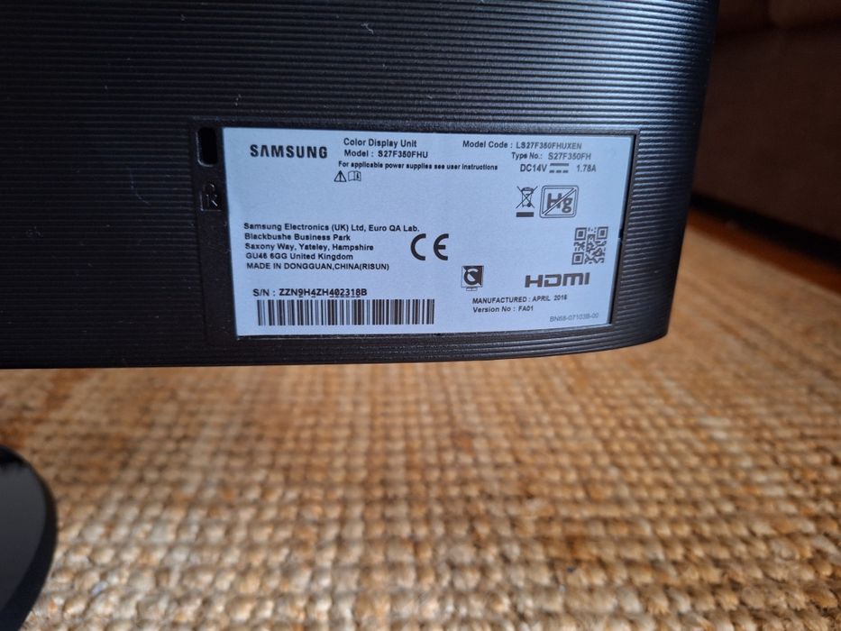 Monitor Plano 27" Full HD