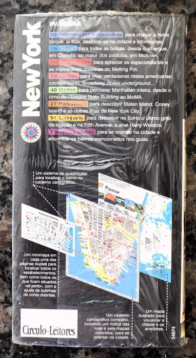 New York Ir & Voltar - Guias Turísticos e Mapas (novo/selado)