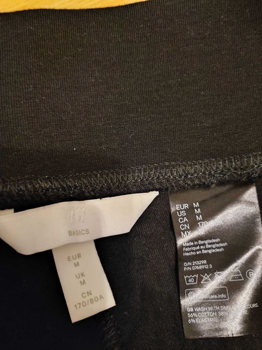 Bawełniane legginsy H&M r. 38