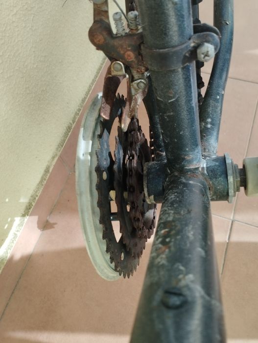 Bicicleta com roda de estrada 26