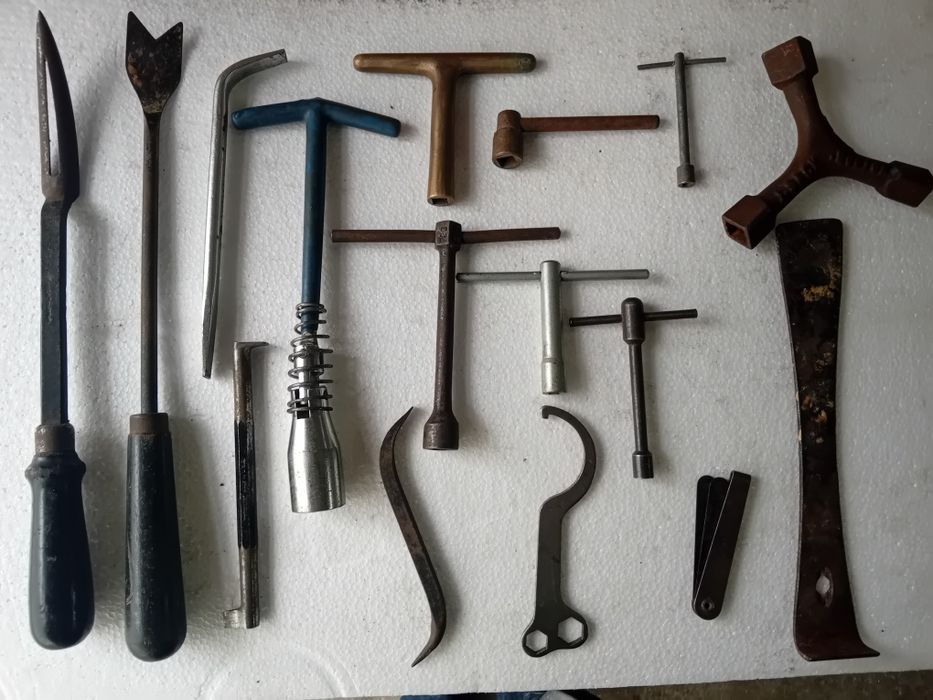 Ferramentas diversas usadas