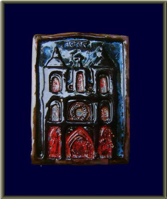 Quadros cerâmicos de monumentos portugueses