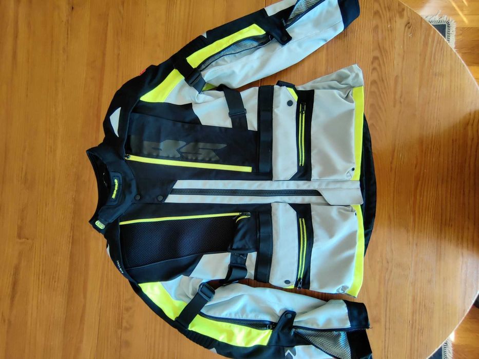 Casaco SPIDI 4 Season Evo H2Out Black / Grey / Yellow Fluo