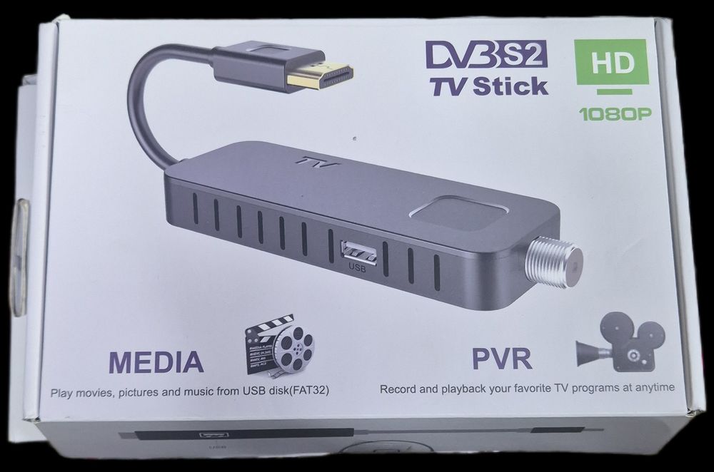 ТБ-тюнер UBISHENG U3mini DVB-T2 DVB-C Dolby Audio H.265/HEVC Чорний