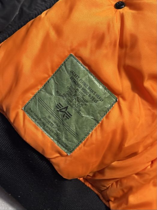 Бомбер Alpha industries N-2b b-15 зимний bomber