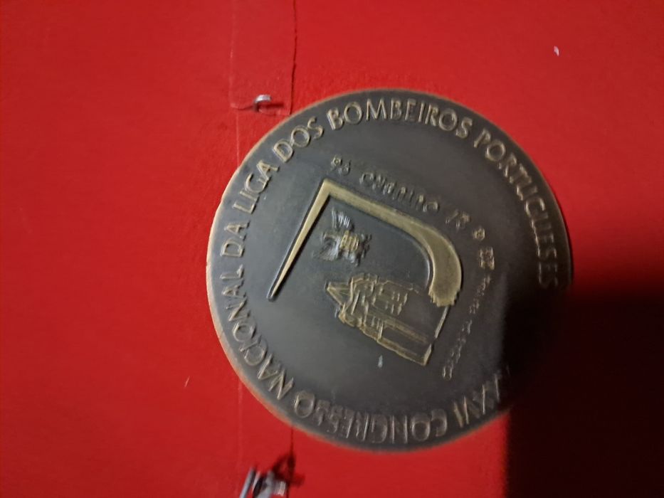 Medalha bombeiros municipais de  caldas da rainha