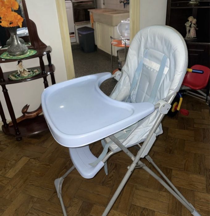 Cadeira bebe azul bebe