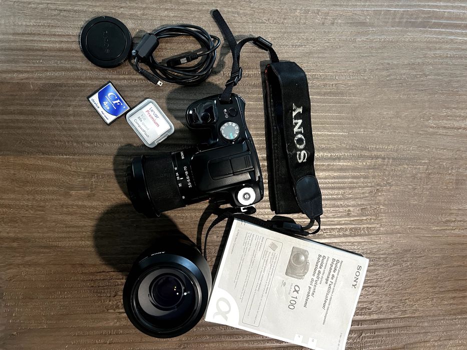 Sony Alpha 100 em bom estado