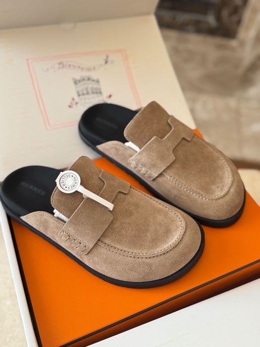 Мюли тапки лоферы кроссовки Hermes Loro piana chanel