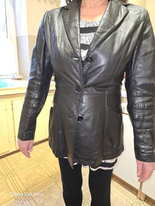 Marynarka skórzana Polska M