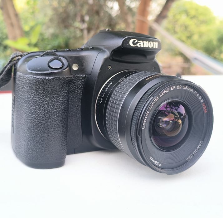 Câmera Canon 20D +lente 22-55 + Cartão 1gb