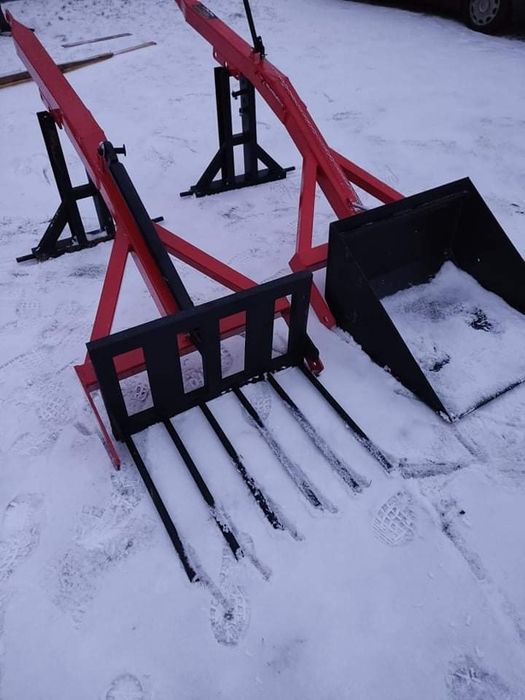 Widły na tył ciągnika podnośnik tuz do bel łycha producent DOSTAWA