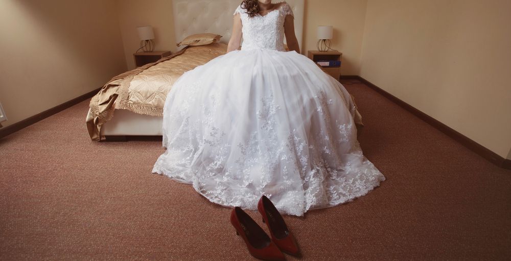 Suknia ślubna + koło