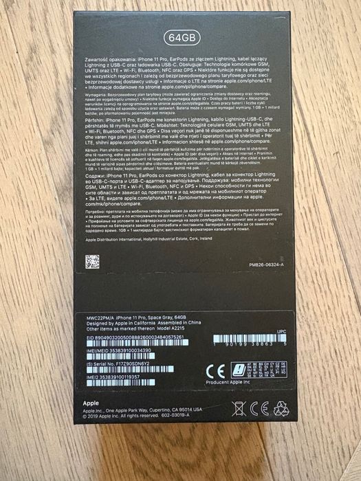 iPhone 11 Pro, Space Gray, 64GB