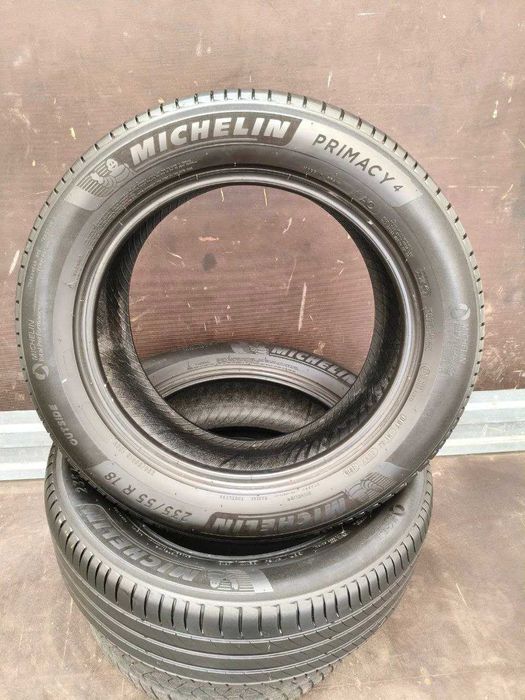 Michelin Primacy 4 235/55r18 made in Spain 2шт, 18год, 5-5,5мм, ЛЕТО. Привезены из Германии