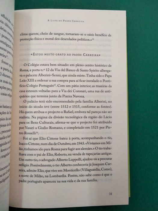A Lista do Padre Carreira - António Marujo