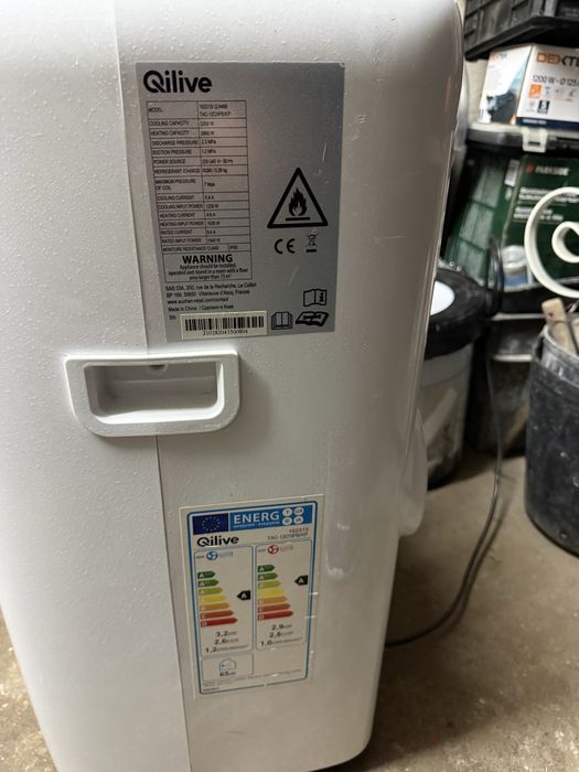 A/C Portátil Qilive CLASSE A (descrição)