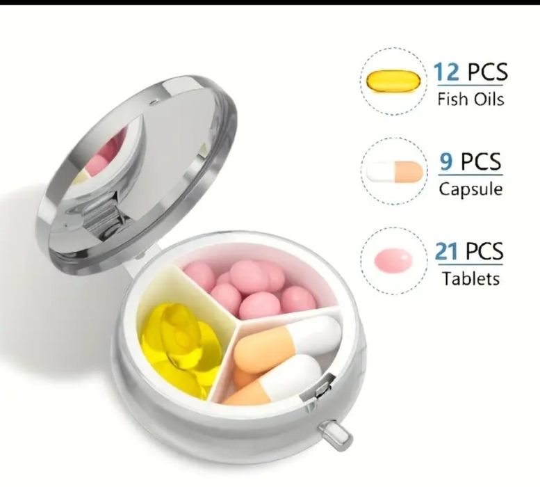 Коробочка органайзер для таблеток таблетница