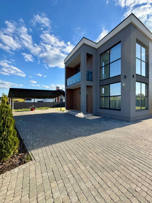 Продаж сучасного будинку з ремонтом і меблями 10 соток без сусідів позаду Осокорки