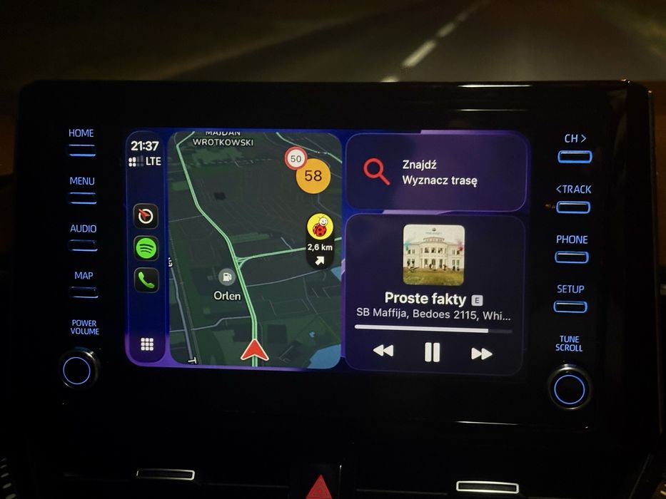 CAŁA POLSKA Instalacja Apple CarPlay i Android Auto Toyota Rav4 Corolla Camry