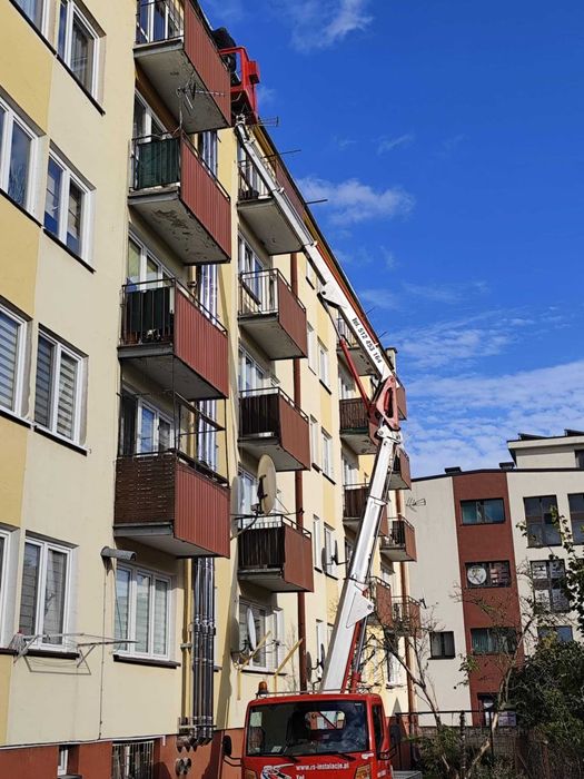 Usługi podnośnikiem koszowym 20 m roboczych