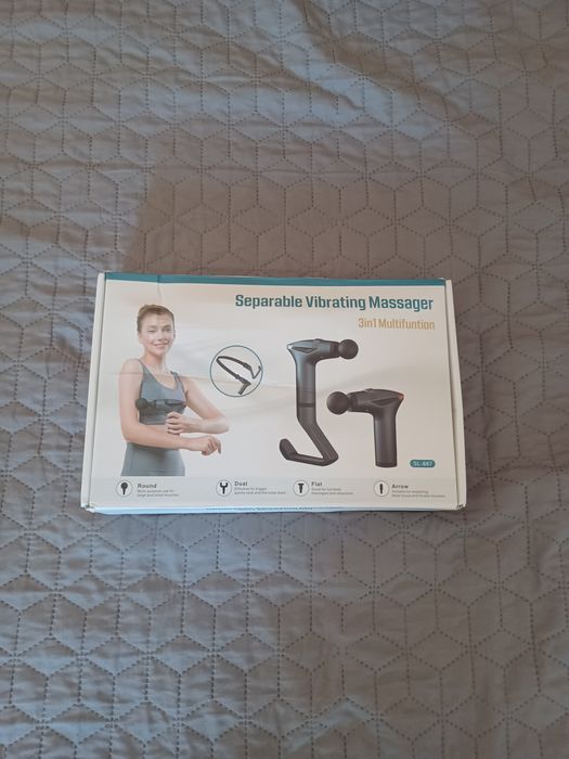 Pistola de Massagem 3 em 1 com Acessórios – Como Nova64552980743555123