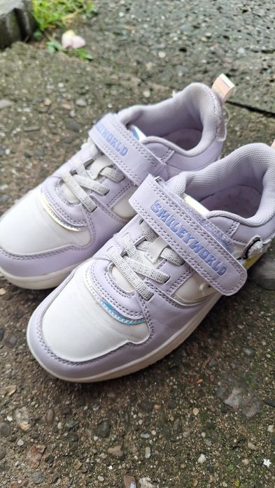 Buty adidaski dziewczece liliowe smiley coolclub 30