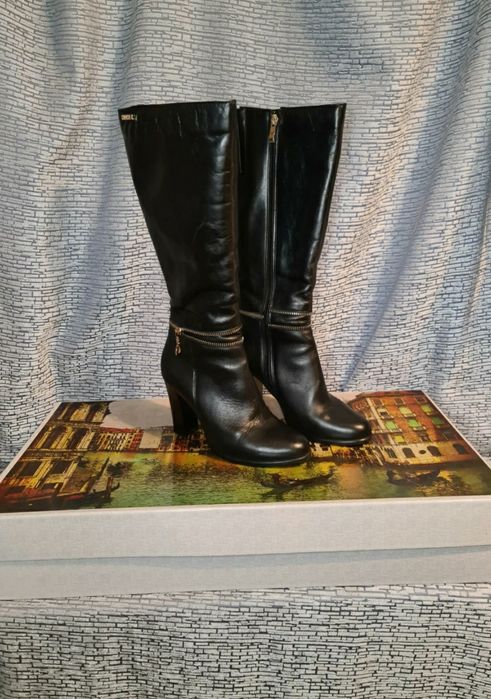 Buty kozaki Venezia r 38 24.5 cm wkładka