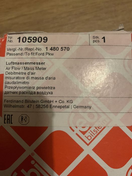 Medidor de massa de ar volvo v50 60