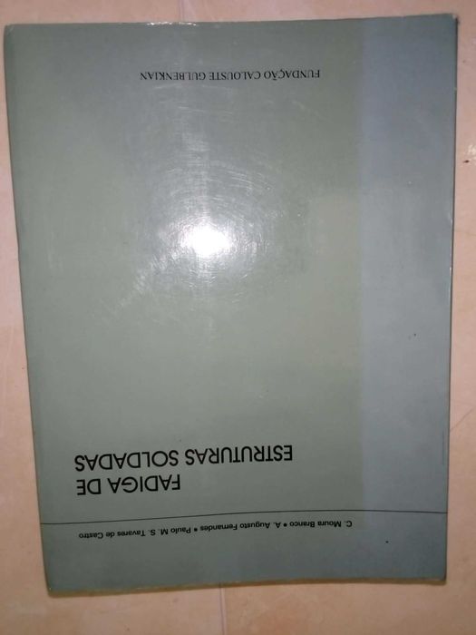 livro fadiga de estruturas soldadas fundação calouste gulbenkian