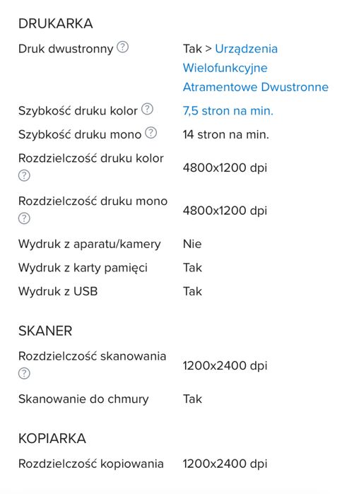 Drukarka, skaner, urządzenie wielofunkcyjne Epson XP 5100